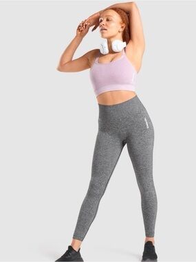 GYMSHARK /// Women’s Adapt Leggings - Marled Gray - Size Medium